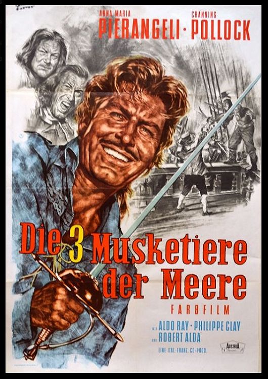 Die 3 Musketiere der Meere - 1962 (DVD+R uncut) (Bild für) Die 3 Musketiere der Meere - 1962 (DVD+R uncut)