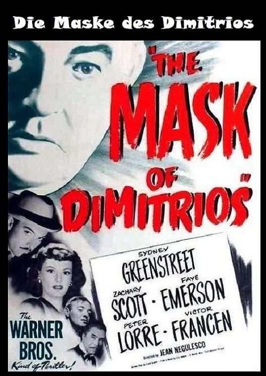 Die Maske des Dimitrios - 1944 (DVD+R uncut) (Bild für) Die Maske des Dimitrios - 1944 (DVD+R uncut)