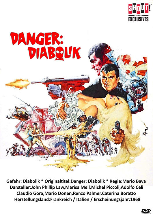 Gefahr: Diabolik - 1968 (DVD+R uncut) (Bild für) Gefahr: Diabolik - 1968 (DVD+R uncut)