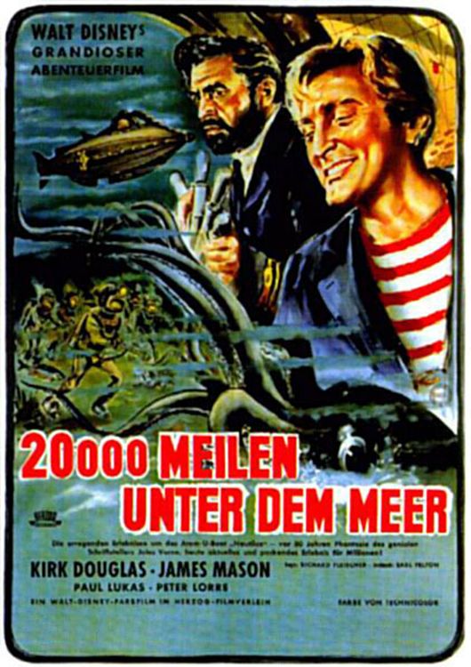 20.000 Meilen unter dem Meer - 1954 (DVD+R uncut) Gratis ohne Cover (Bild für) 20.000 Meilen unter dem Meer - 1954 (DVD+R uncut) Gratis ohne Cover