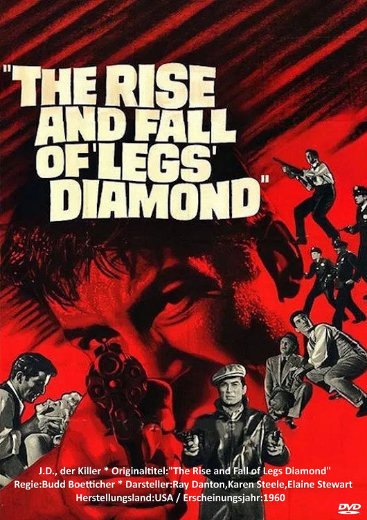 The Rise and Fall of Legs Diamond - 1960 (DVD+R uncut) (Bild für) The Rise and Fall of Legs Diamond - 1960 (DVD+R uncut)